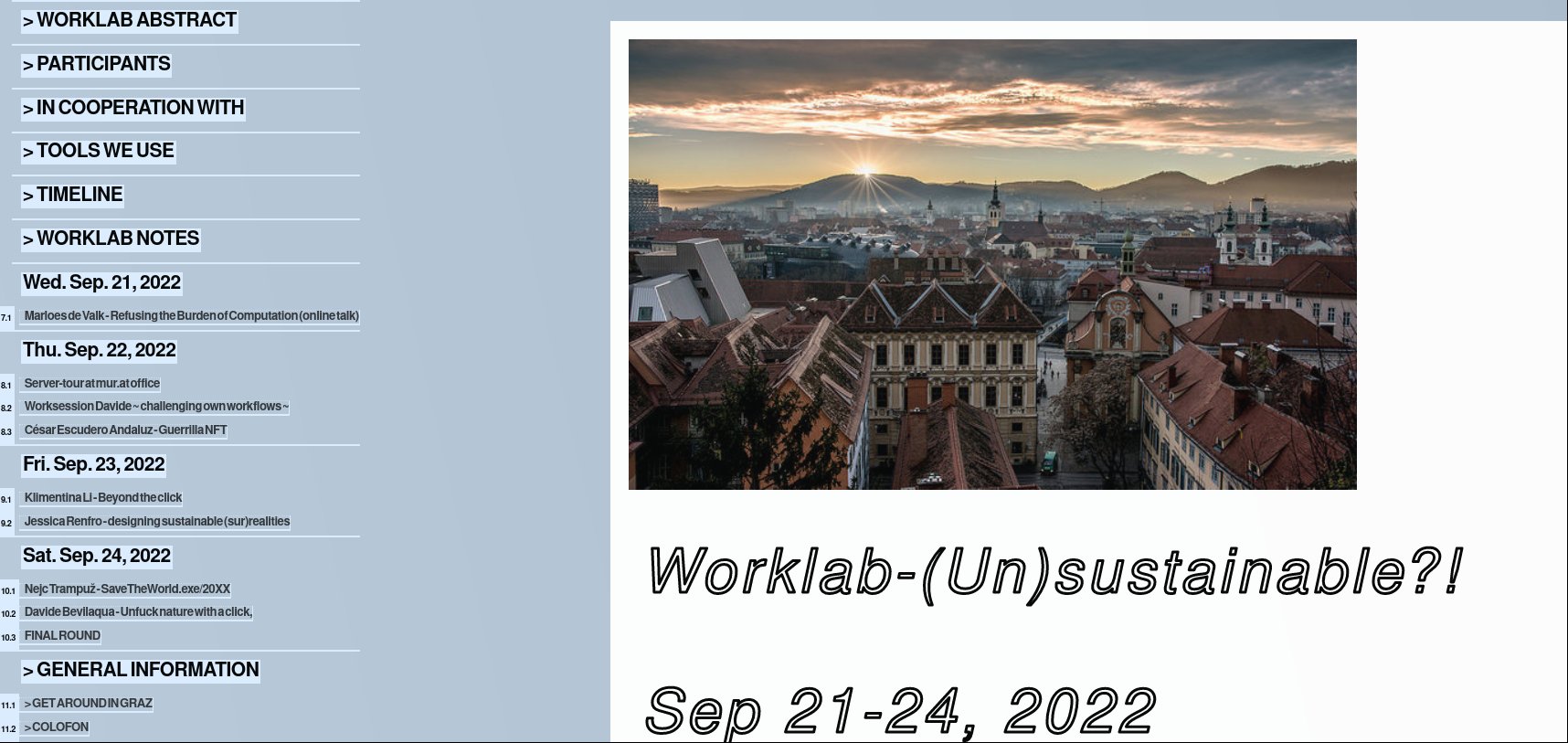 Dokumentation: Worklab (Un)sustainable?!