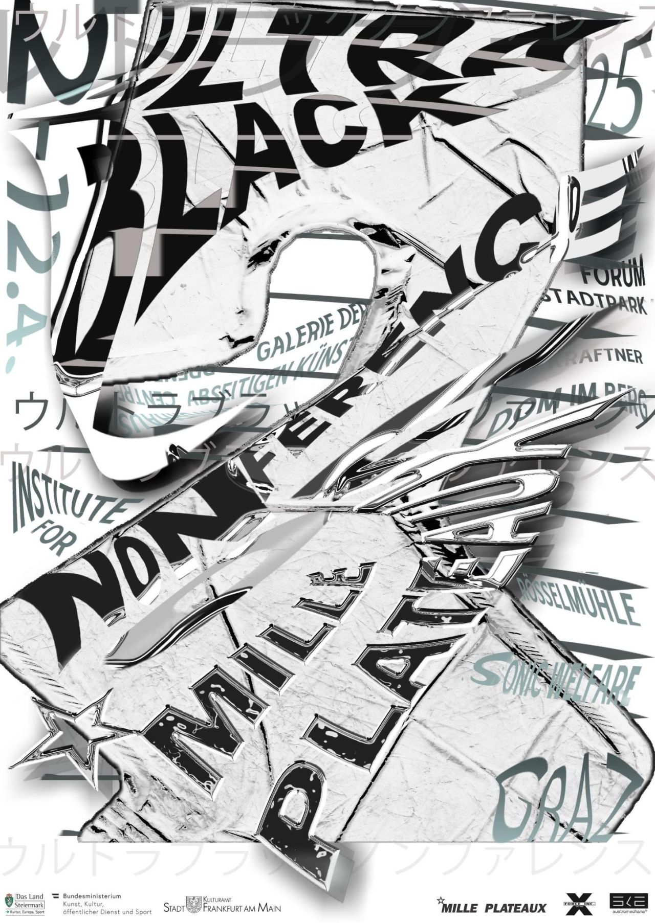 Ausstellung: CMMK bei der Ultrablack nonference im Forum Stadtpark